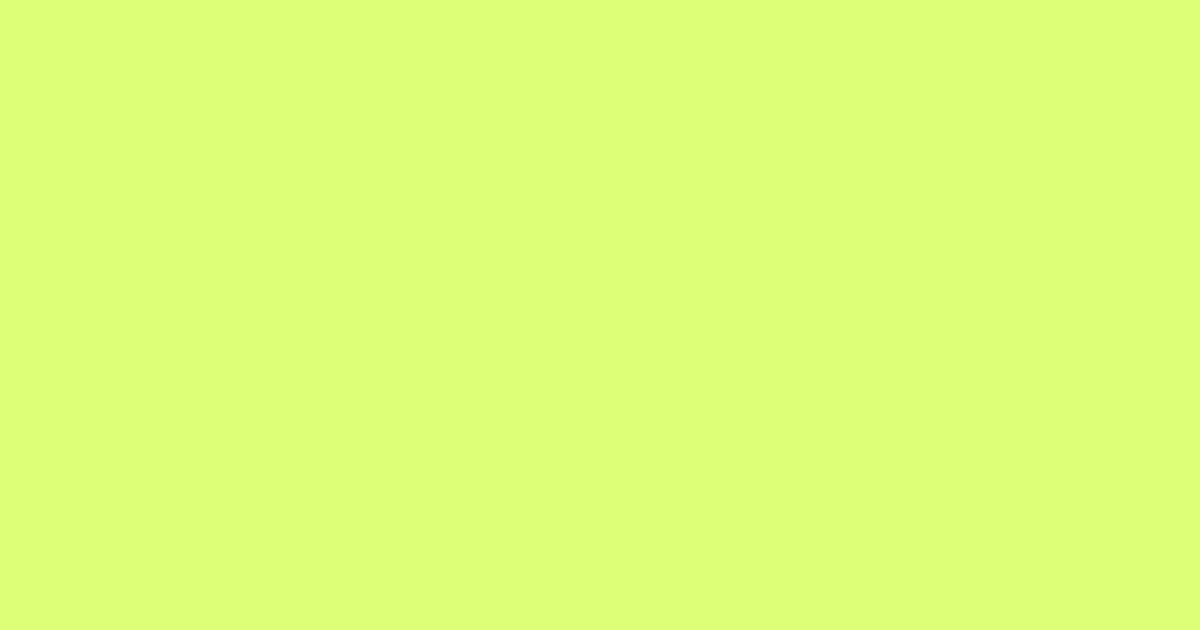 柔らかい黄緑色の色見本