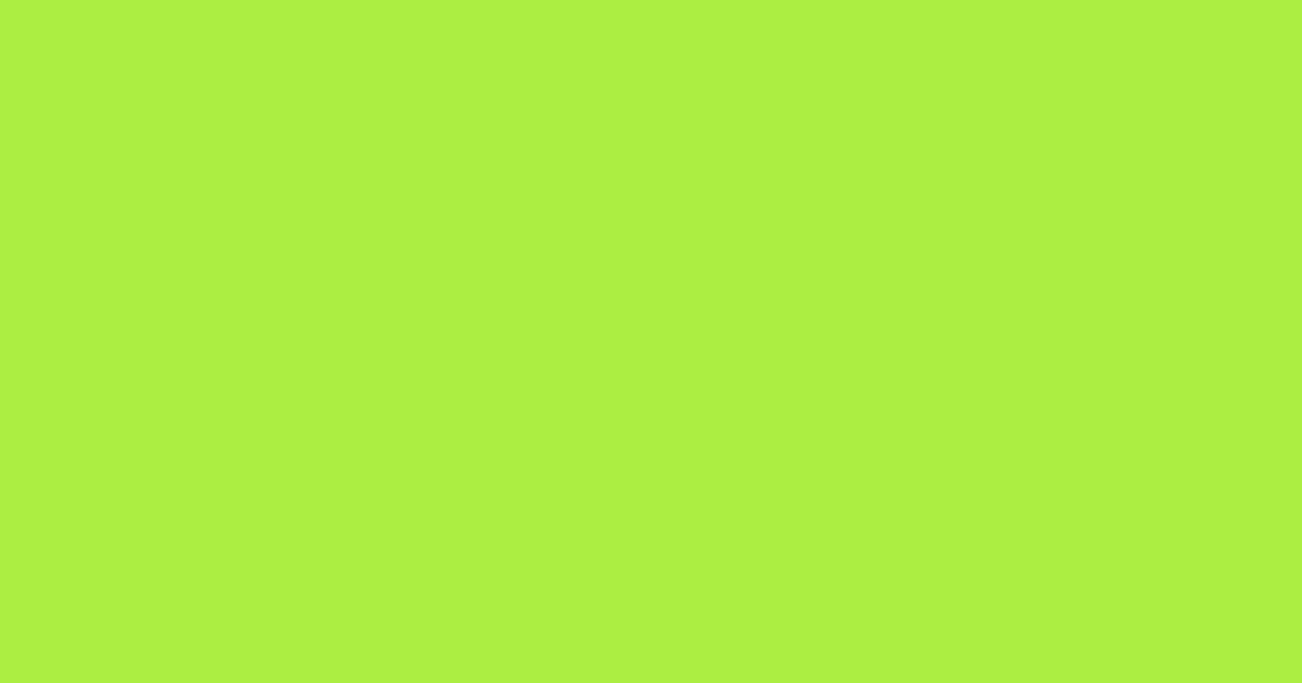 強い黄みの緑色の色見本