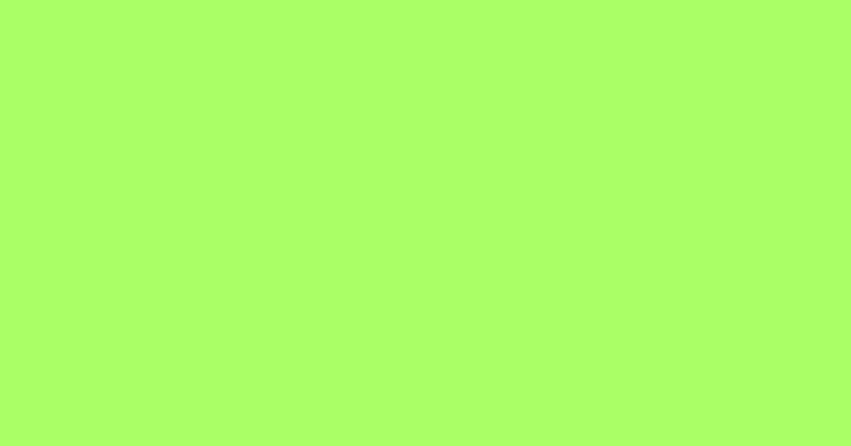 柔らかい黄みの緑色の色見本