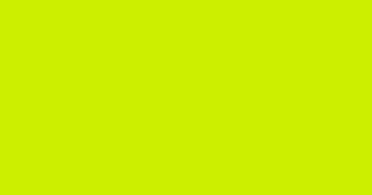 にぎやかな緑みの黄色の色見本