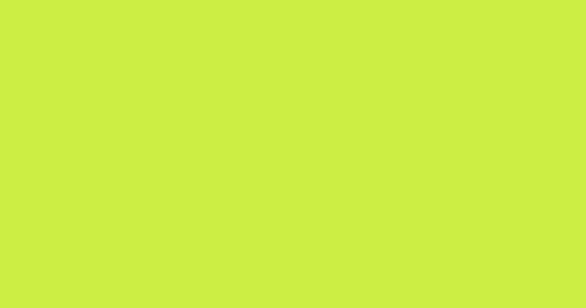強い緑みの黄色の色見本