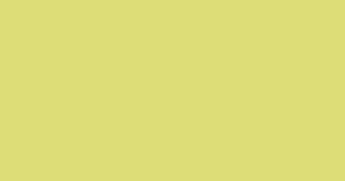 シャープな緑みの黄色の色見本